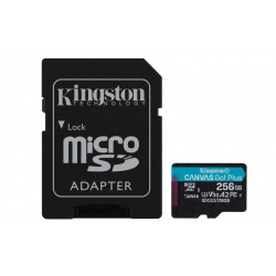 SD MICRO 256GB CL10 UHS-I CON ADATT 170MB/S LET.90MB/S SCRIT.KINGSTON