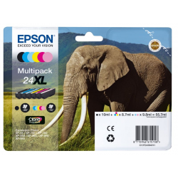 INK EPSON 24XL MULTIPACK CMYKLCLM PER EXPRESSION PHOTO XP750
